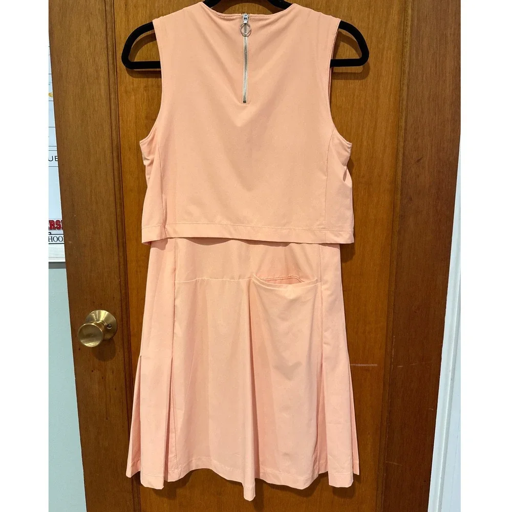 Nike Dryfit dress tennis golf ace flex Peach Small Sunset Haze C19806-885 EUC‎